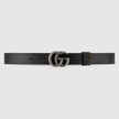 GUCCI Gg Marmont Reversible Thin Belt Black image 2