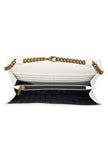 KURT GEIGER Soho Leather Wallet on Chain - White