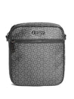 Guess Gio Logo Top-Zip Crossbody - Gray image 4