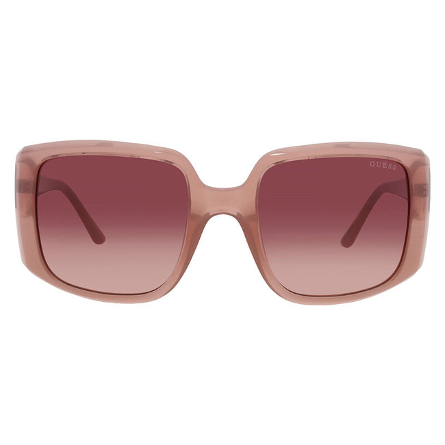 [ARRIVING] GUESS Brown Gradient Square Ladies Sunglasses image 0