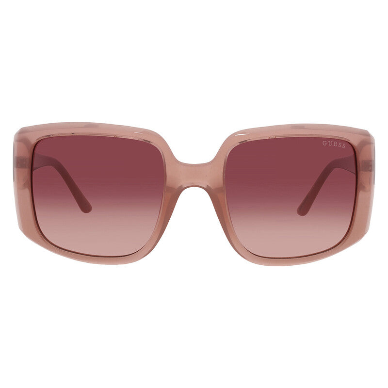 [ARRIVING] GUESS Brown Gradient Square Ladies Sunglasses image 0