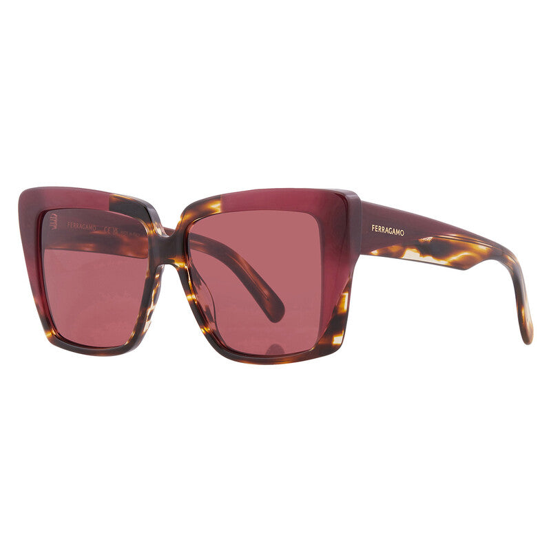 SALVATORE FERRAGAMO Red Square Ladies Sunglasses image 1