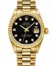 [STORE DISPLAY] Rolex Datejust Black/Diamond  31MM