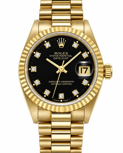 [STORE DISPLAY] Rolex Datejust Black/Diamond  31MM
