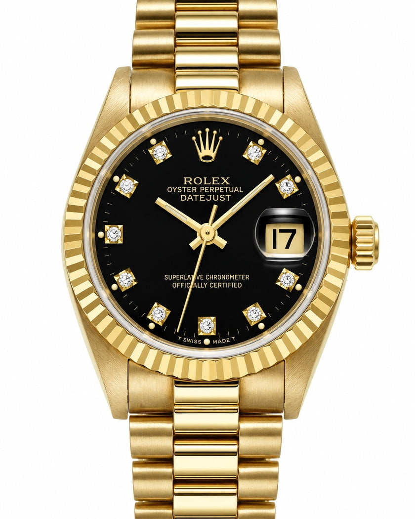 [STORE DISPLAY] Rolex Datejust Black/Diamond  31MM