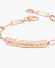 KATE SPADE Stop And Smell The Roses Id Bracelet image 0
