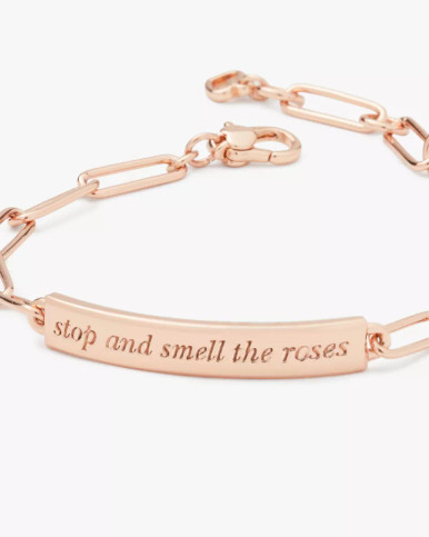 KATE SPADE Stop And Smell The Roses Id Bracelet image 0