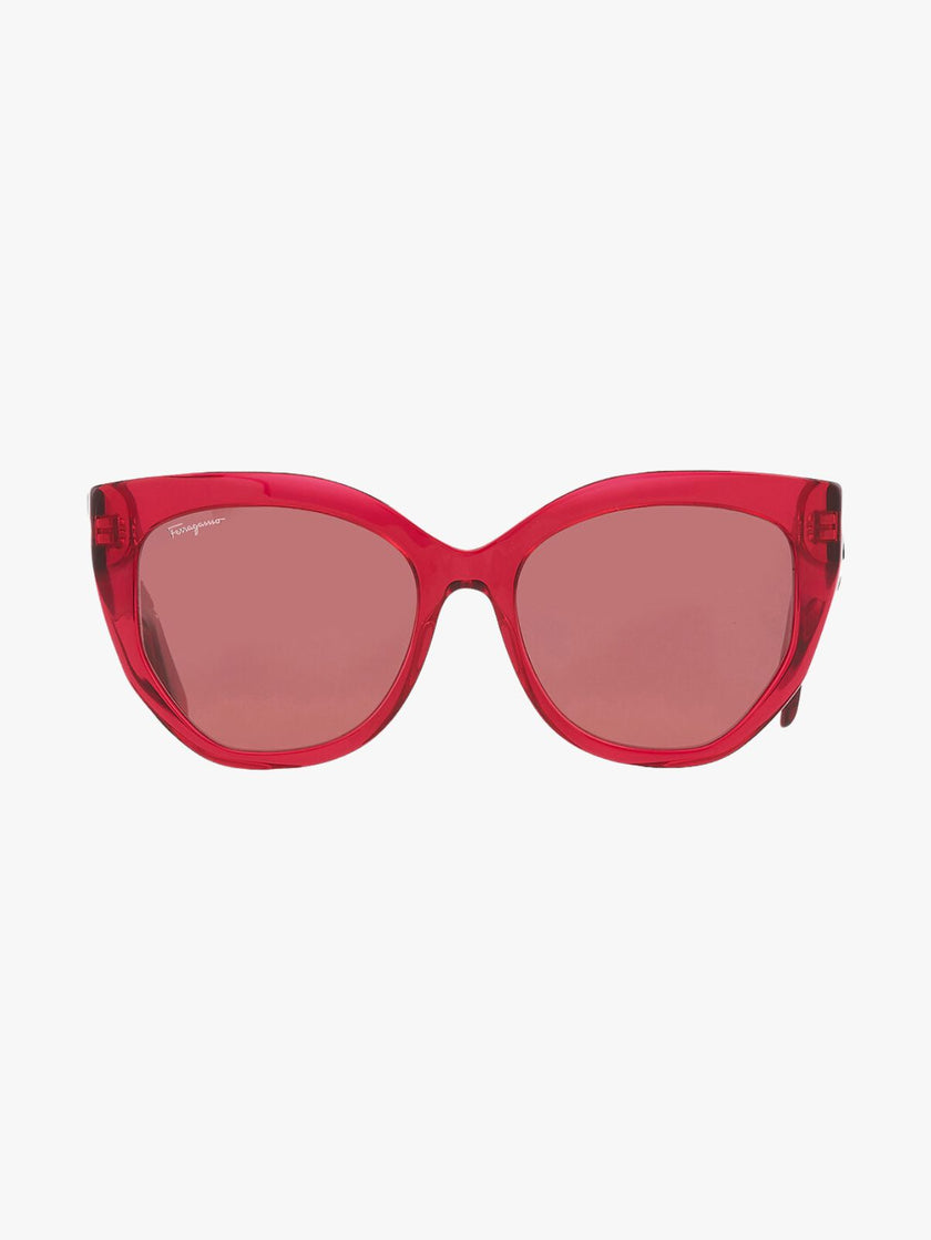 SALVATORE FERRAGAMO Salvatore Pink Cat Eye Unisex Sunglasses (Arriving In Delhi) image 3