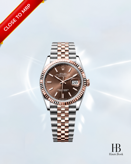 [At MRP] [Brand New] Rolex Datejust Chocolate Brown Dial Everose Rolesor Stainless Steel 126231 36 mm