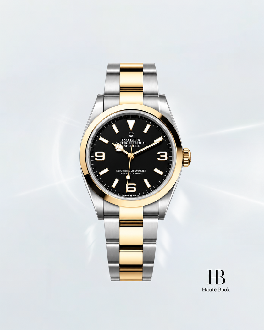 [Un-Used] ROLEX Explorer Black Oyster Bracelet 36mm
