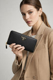 PRADA Large leather wallet - Black (@Delhi Studio) image 0
