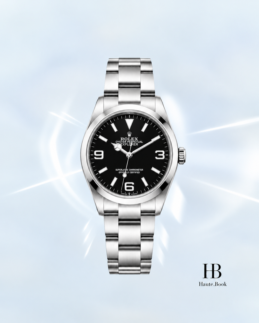 [2024 Model] ROLEX Explorer Black Oyster stainless steel 124270-0001 36mm