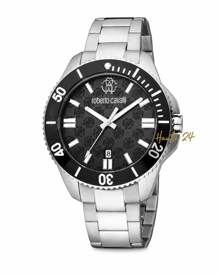 ROBERTO CAVALLI Fashion Watch Quartz Black Dial Men's Watch