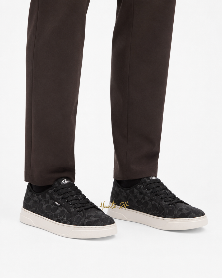 COACH Canvas Sneaker In Signature Denim