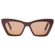 SALVATORE FERRAGAMO Salvatore Pink Cat Eye Ladies Sunglasses (Arriving In Delhi) image 3