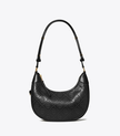 TORY BURCH T Monogram Leather Crescent Bag image 2