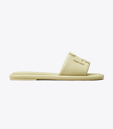 TORY BURCH Double T Sport Slide - Olive Sprig image 0