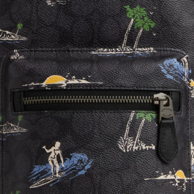 COACH West Pack In Signature Canvas With Surf Print image 3