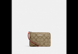 Corner Zip Wristlet In Signature Canvas image 85