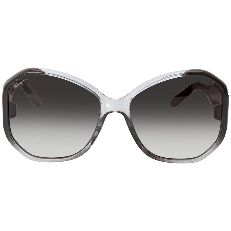 [AT DELHI] FERRAGAMO Grey Gradient Butterfly Ladies Sunglasses image 0