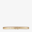JIMMY CHOO Mini Helina Metallic Nappa Leather Belt - Gold - 85 image