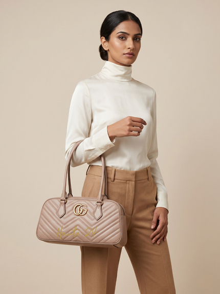 [AT DELHI] GUCCI GG Marmont Medium Top Handle Bag image 0