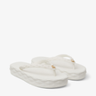 JIMMY CHOO Diamond Flip Flop White Rubber Flip-Flops - White, 42 image
