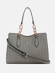 Guess Chiarra Logo Satchel - Black image 0