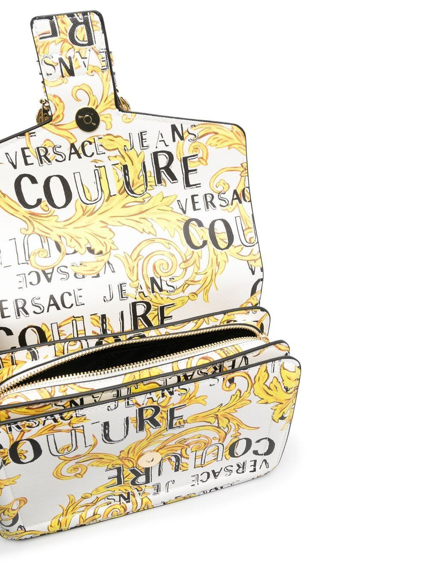 Versace Jeans Couture Barocco-print buckle-detail crossbody bag (Arriving In Delhi) image 1