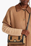 BURBERRY Leather-trimmed Embroidered Faux Raffia Tote (Arriving In Delhi) image 0