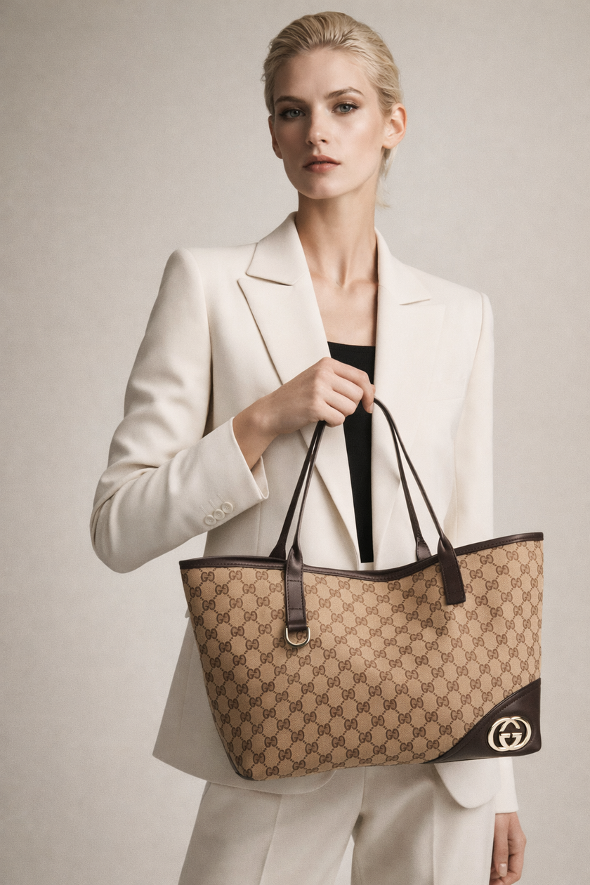 GUCCI GG Canvas New Britt Shoulder Bag image 0