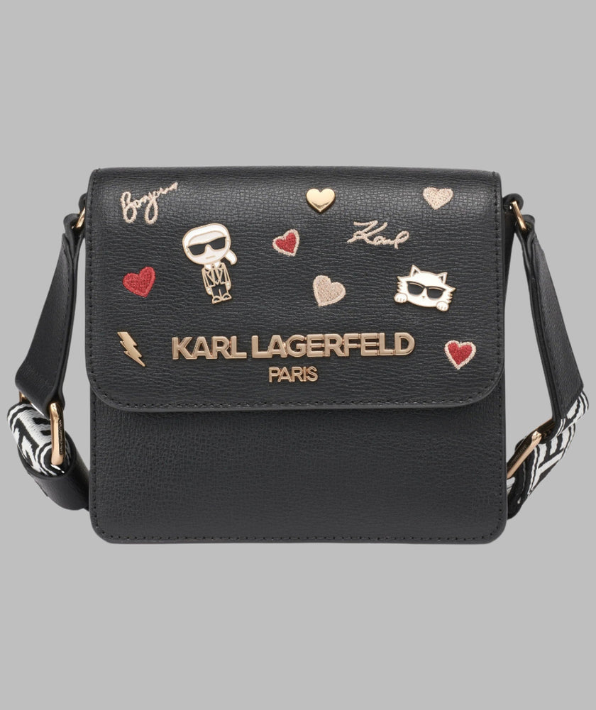 KARL LAGERFELD Annette Crossbody - Black (Arriving In Delhi) image 0