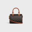 CELINE Small Boston In Triomphe Canvas And Calfskin (@Delhi Studio) image 0
