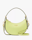 KATE SPADE Madison Saffiano Leather Crescent Shoulder Bag - Lime Slushy image