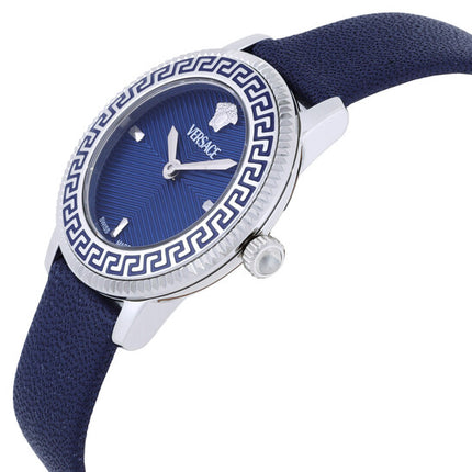 VERSACE V-Icon Quartz Blue Dial Ladies Watch image 1