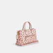 COACH Georgia Satchel Bag With Rose Print image 1