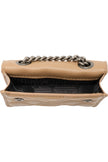 KURT GEIGER Micro Brixton Quilted Shoulder Bag - Camel
