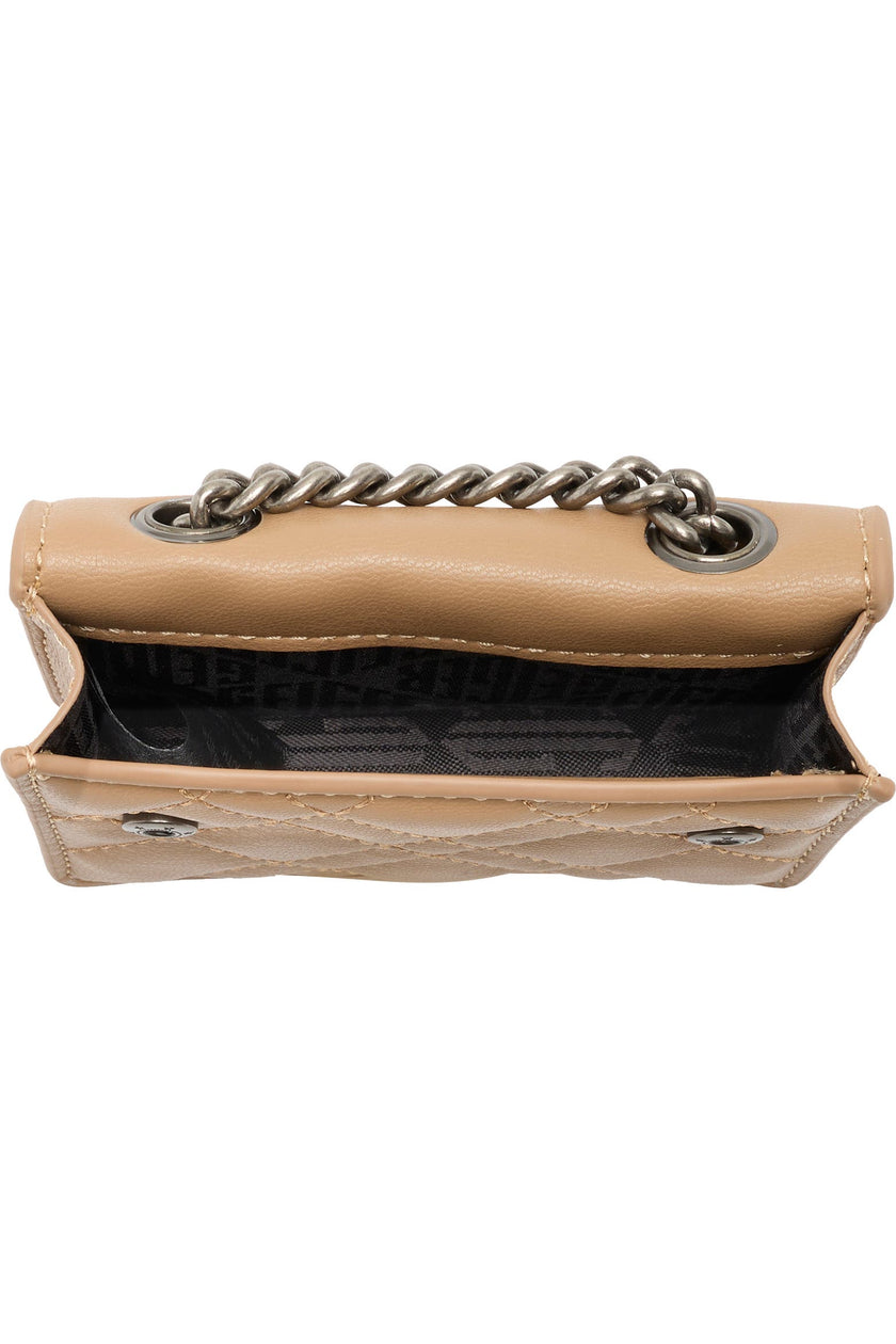 KURT GEIGER Micro Brixton Quilted Shoulder Bag - Camel
