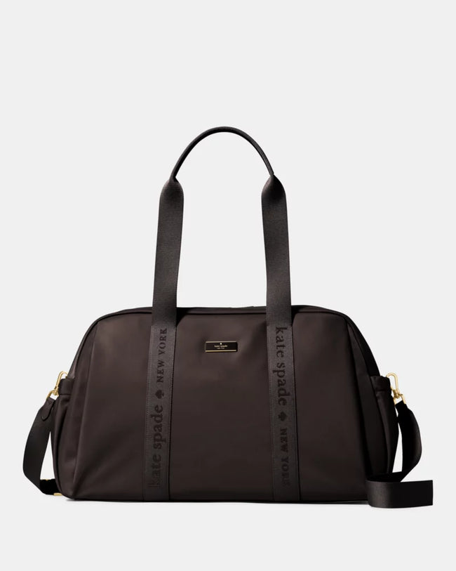 [AT DELHI] KATE SPADE Carter Nylon Weekender Bag - Hot Fudge image 0