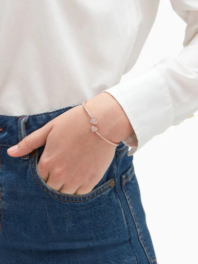 KATE SPADE Yours Truly Pave Open Hinge Cuff image 2