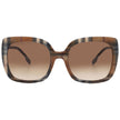 [AT DELHI] BURBERRY Caroll Gradient Brown Square Ladies Sunglasses image 1