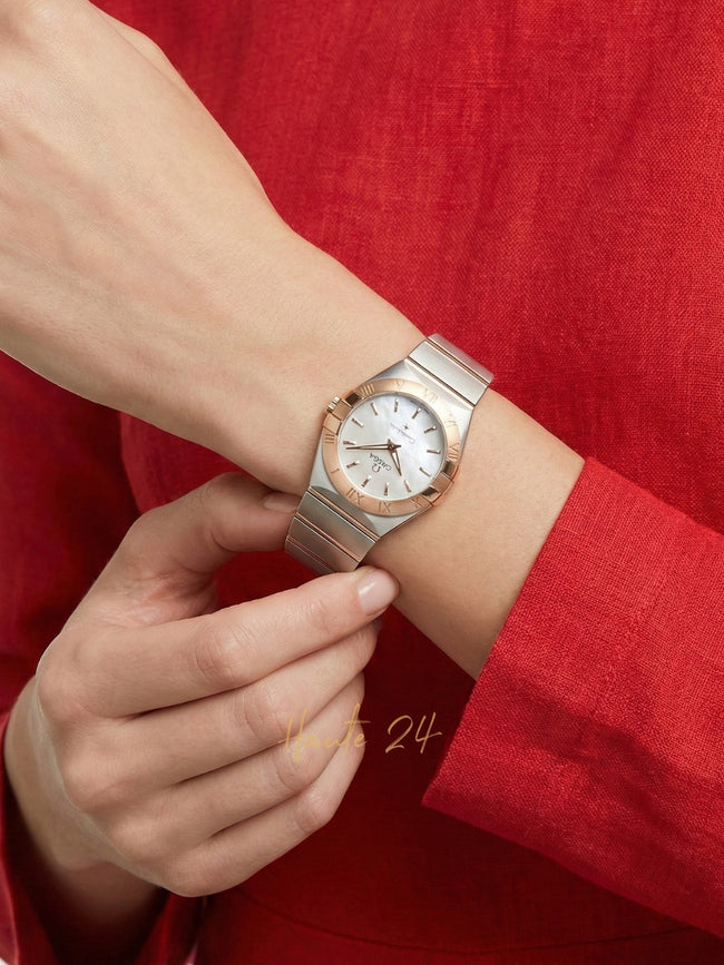 OMEGA Constellation Brushed RG Two-tone 123.20.24.60.05.001 SSxPG Quartz image 0