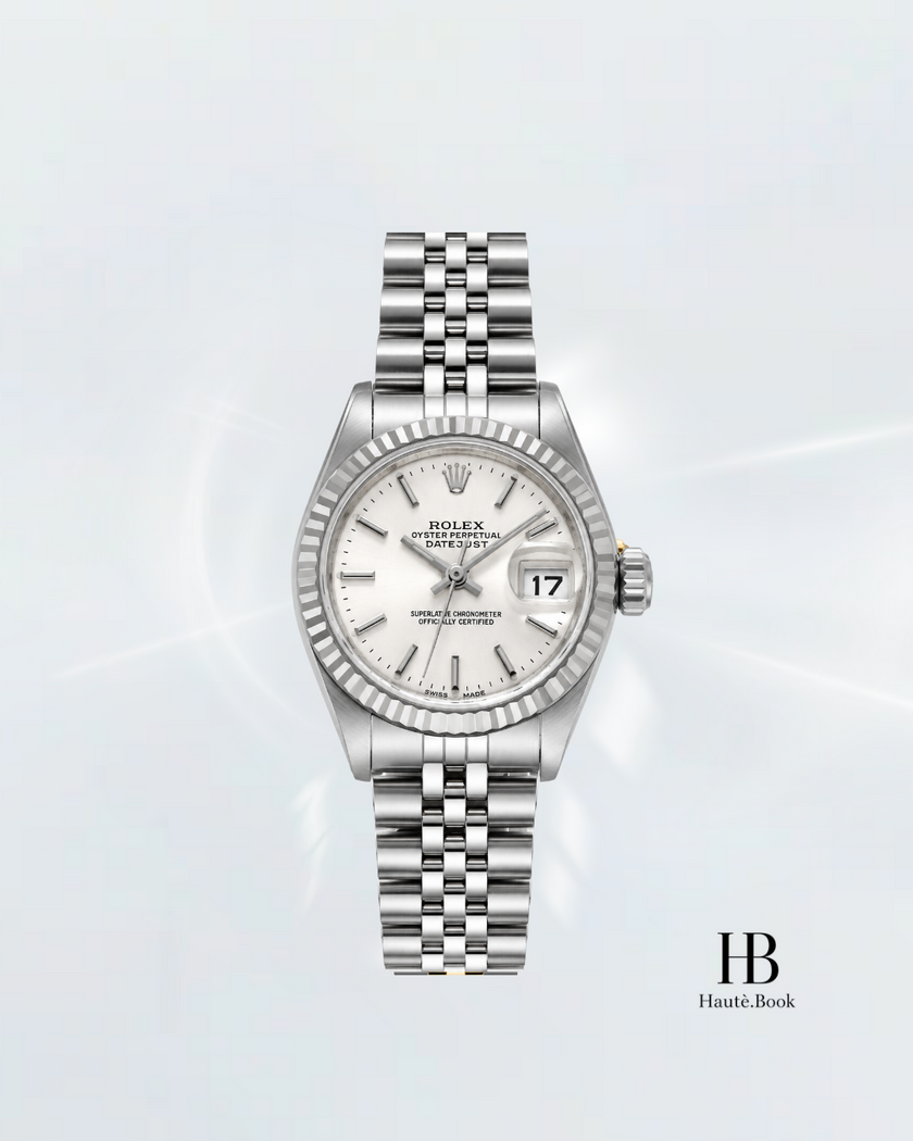 [Store Display] ROLEX Datejust Silver Jubilee Stainless Steel White Gold 26 mm