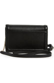 KATE SPADE Knott Pebbled Leather Flap Crossbody Bag - Black image 2
