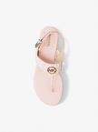 MICHAEL KORS  Hannah Signature Logo T-Strap Sandal - Powder Blush image 0