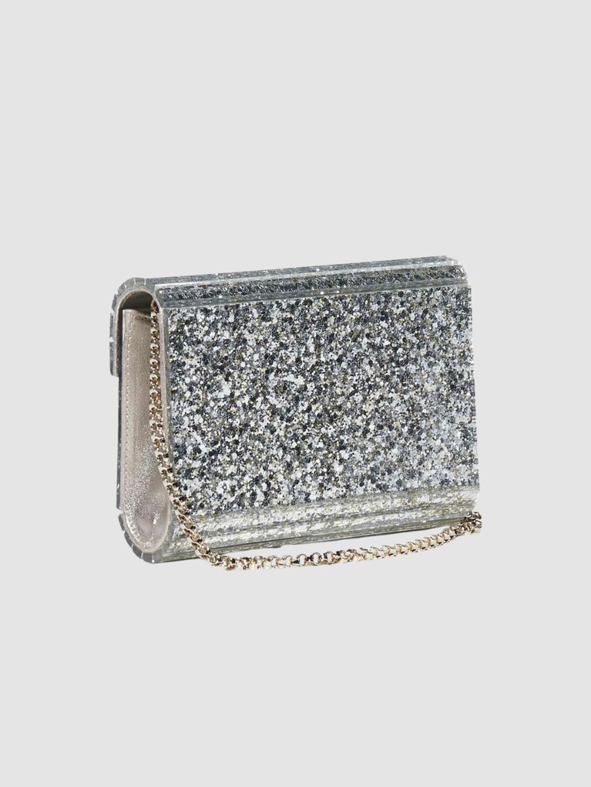 JIMMY CHOO Candy Glitter Clutch Bag image 1