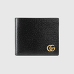 GUCCI GG Marmont leather flap wallet - Black image