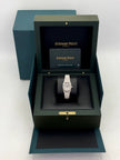 Audemars Piguet Royal Oak Mini 67630BC.GG.1312BC.01 18kt White Gold Diamond-Dust Frosted Finish Silver Petite Tapisserie Dial 23mm