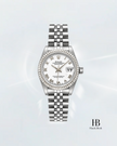 [Store Display] ROLEX  Datejust White Roman Jubilee Stainless Steel 26 mm