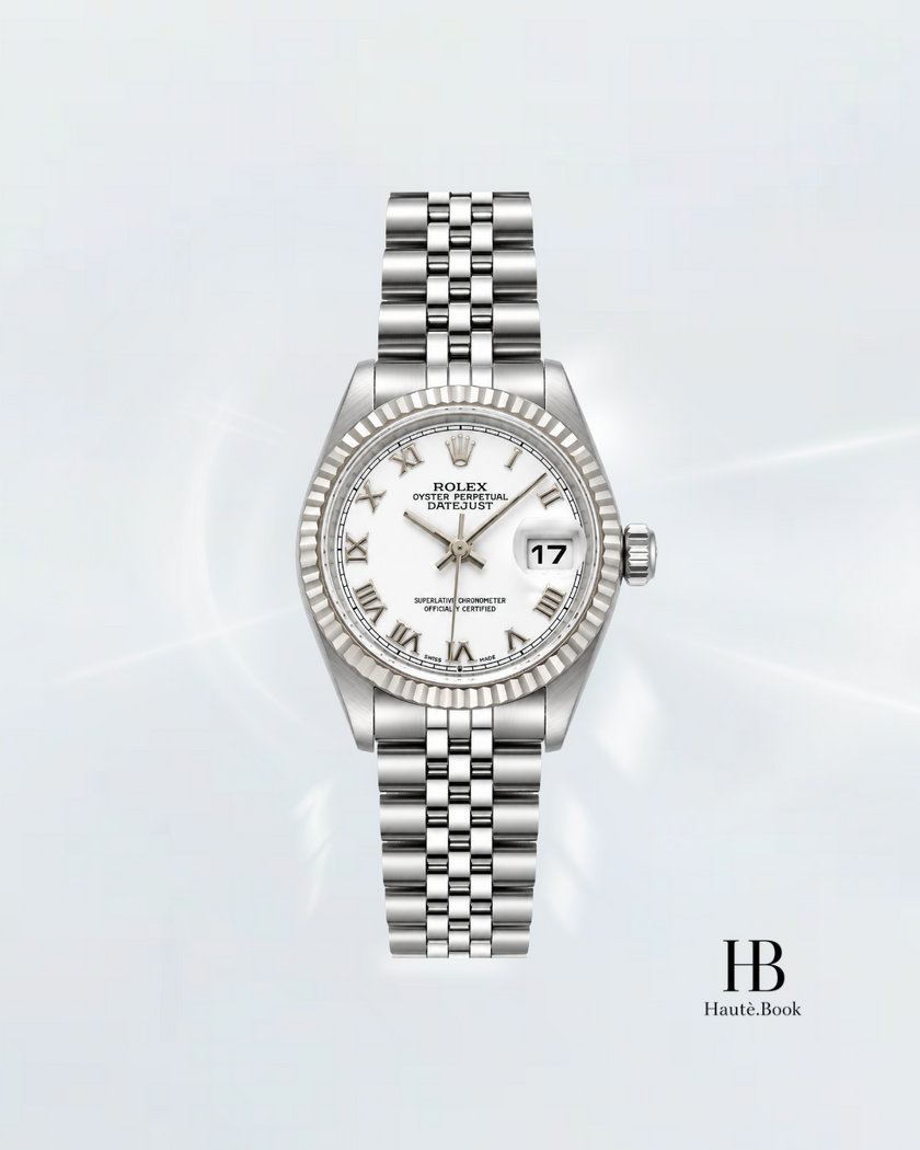 [Store Display] ROLEX  Datejust White Roman Jubilee Stainless Steel 26 mm